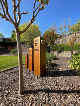 Load image into Gallery viewer, Spain Garden Columns - Landscape Decor - Outdoor Lighting Box Steel Bollards - Yard Art
