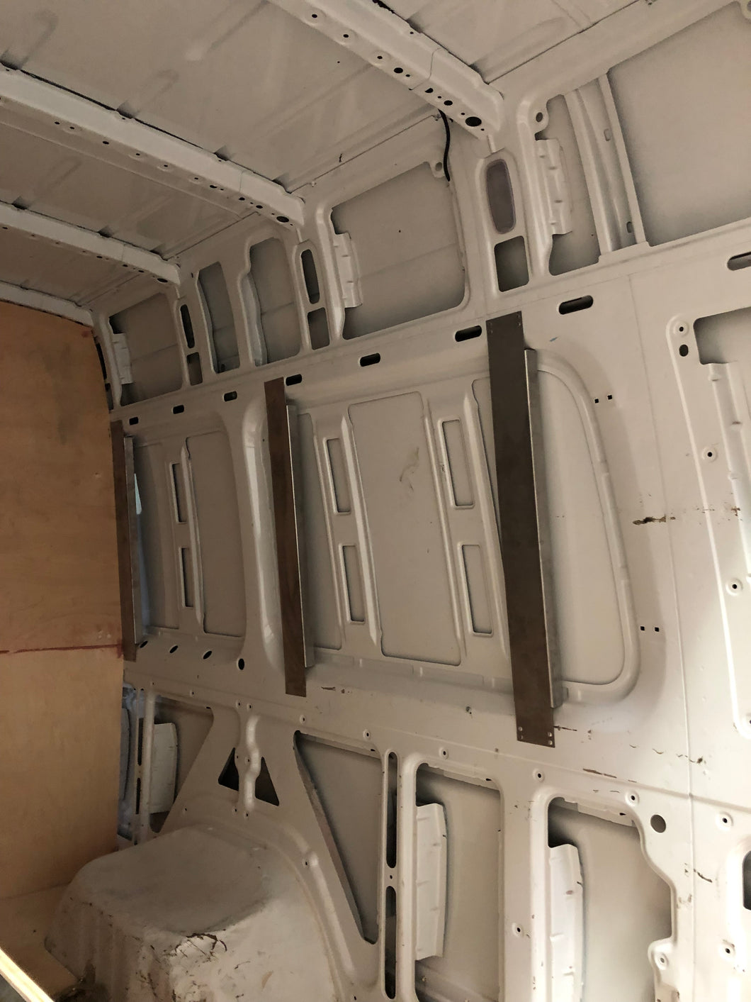 Sprinter Van Vertical Wall Support- Van Wall Support Ribs- Metal Framing- Camper Van Build- Mercedes Sprinter DIY Wall Support- 07+