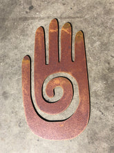 Load image into Gallery viewer, Kokopelli Hand Southwest New | Wall Art | Yard Art | Kokopelli | Rusted Art | Rustic
