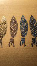 Load image into Gallery viewer, Tribal Feather Rust Finish | Tribal | Feather | Native Amerian | Yard Art |
