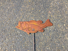 Load image into Gallery viewer, Large Fish Garden Art, Set of 4 Fish, Southern Fish, Trout Metal Garden Decor,
